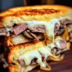 Steak and Onion Grilled Cheese