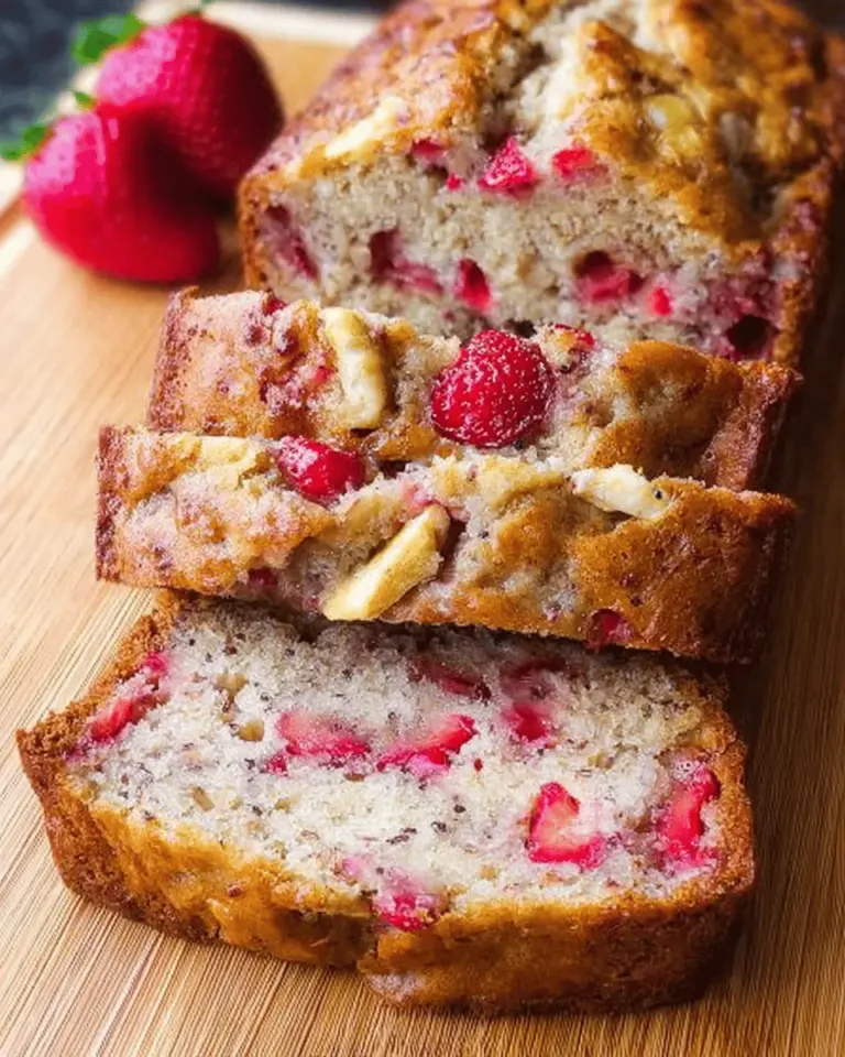 Strawberry Banana Bread