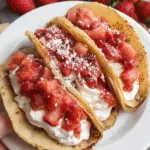 Strawberry Cheesecake Tacos