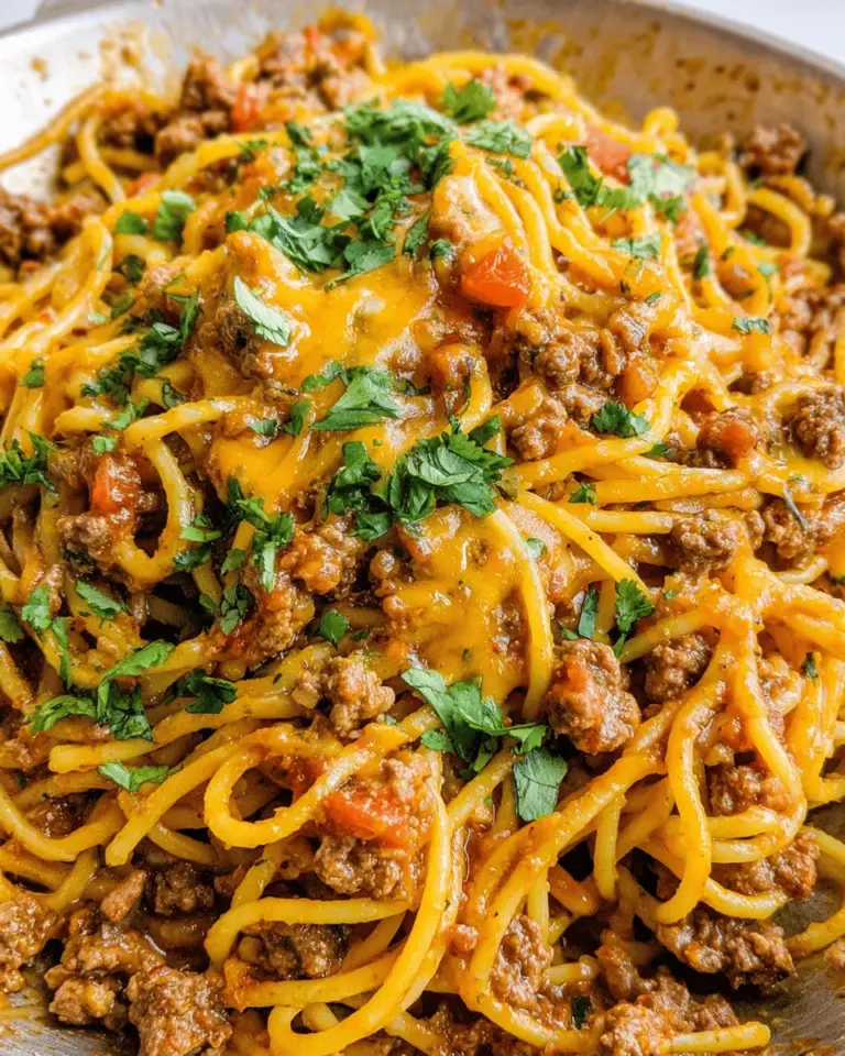 Taco Spaghetti Recipe