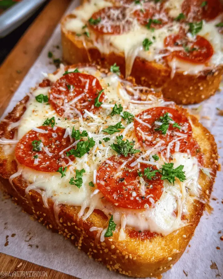 Texas Toast Pizzas