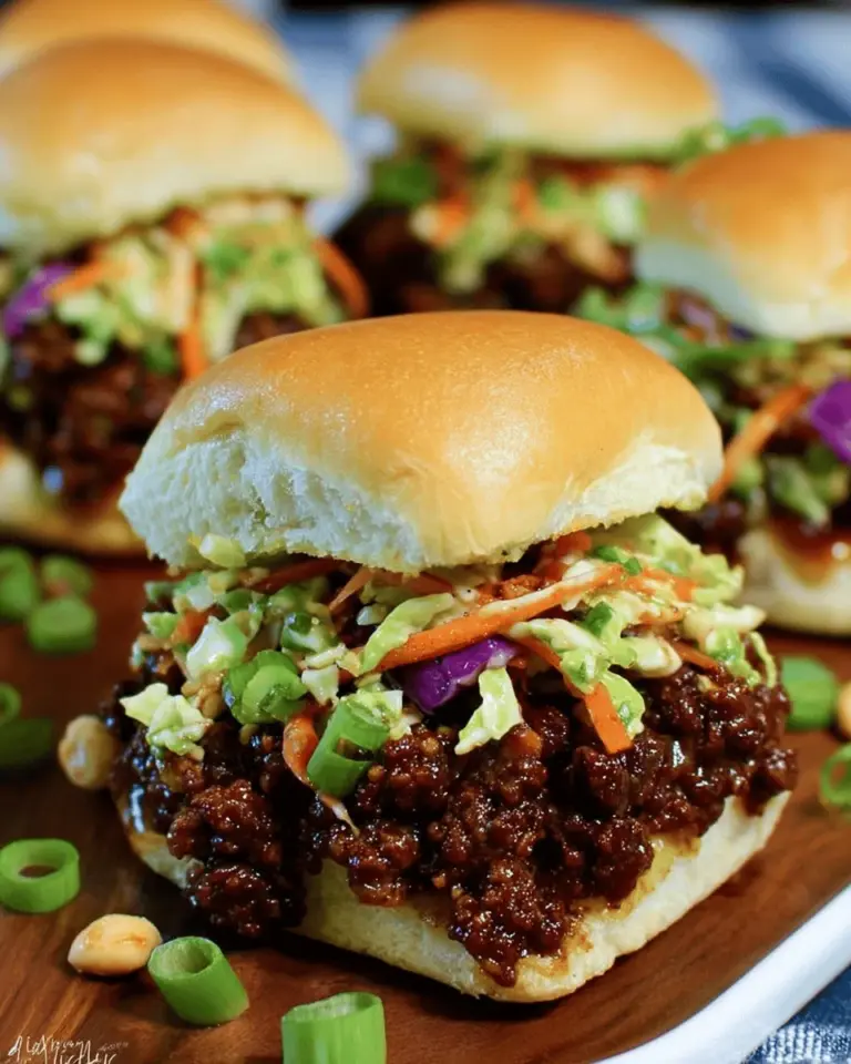 Thai Sloppy Joe Sliders