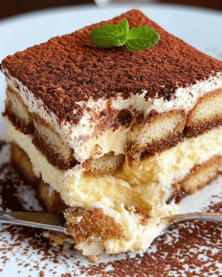 The Best Tiramisu Recipe