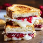 Turkey Cranberry Brie Grilled Cheese