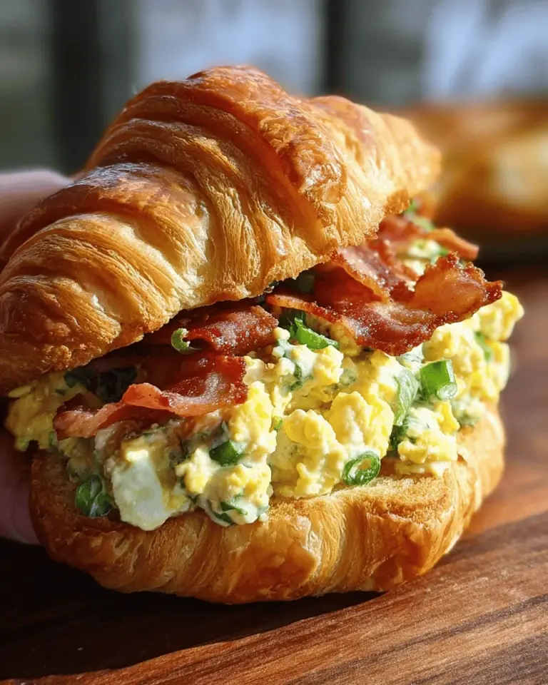 turkey bacon and Green Onion Egg Salad