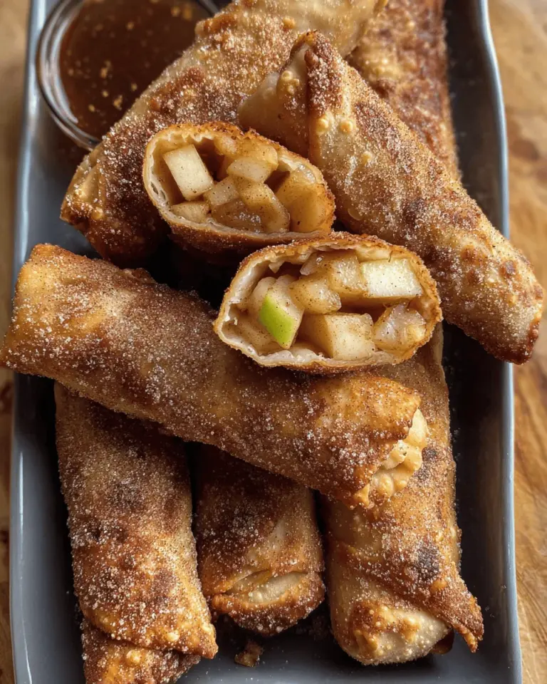 Apple Pie Egg Rolls