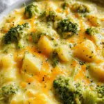 Broccoli Potato Cheese Soup Recipe