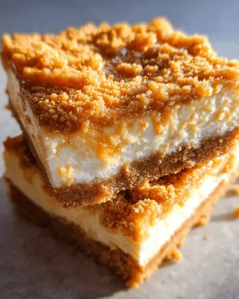 Butterscotch Graham Cracker Cheesecake Bars