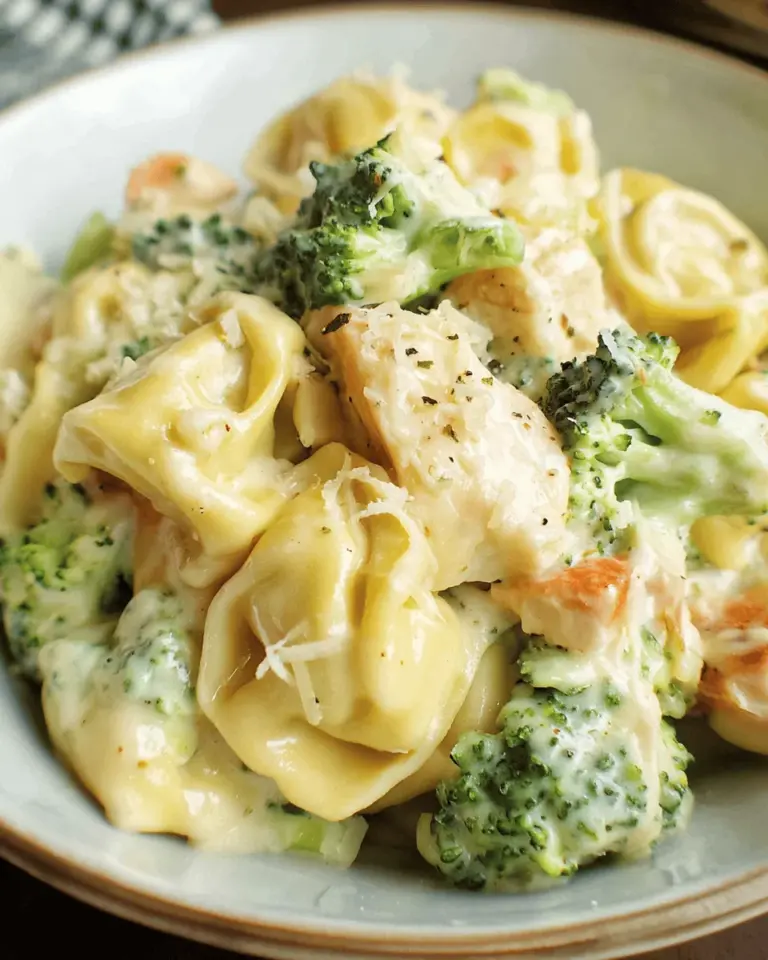 Cheesy Chicken Broccoli Tortellini