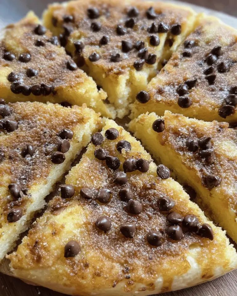 Chocolate Chip Dessert Pizza