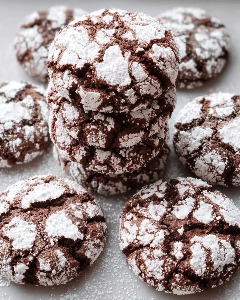 Chocolate Crinkle Cookies Recipe