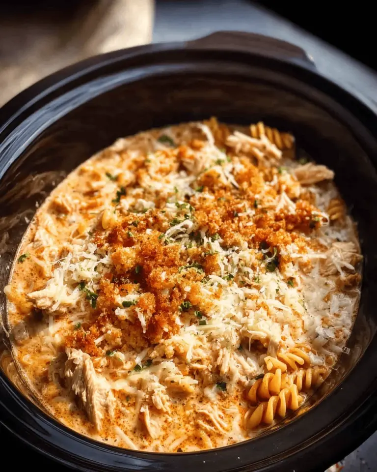 Crockpot Chicken Parmesan Soup