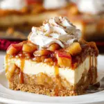 Easy Caramel Apple Cheesecake Bars