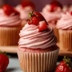 Fresh Strawberry Cupcakes