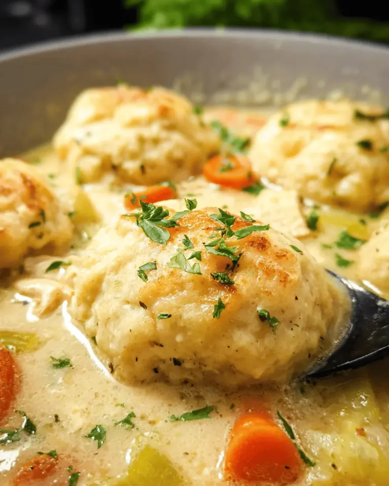 Homemade Chicken and Dumplings Recipe