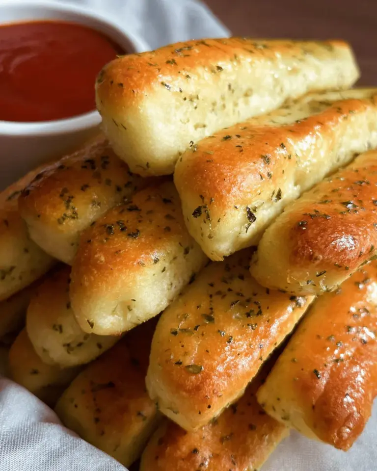 Homemade Garlic Butter Breadsticks