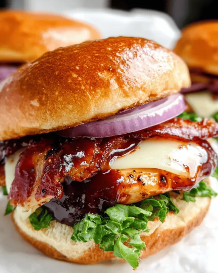 Honey BBQ Chicken Sandwiches