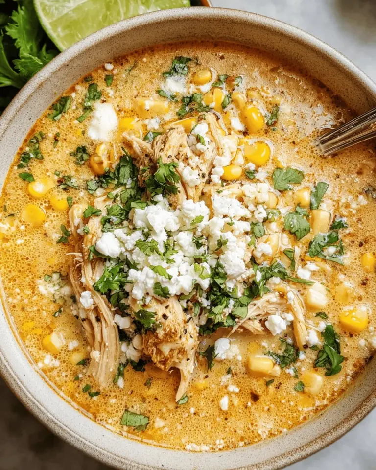 Mexican Street Corn Soup