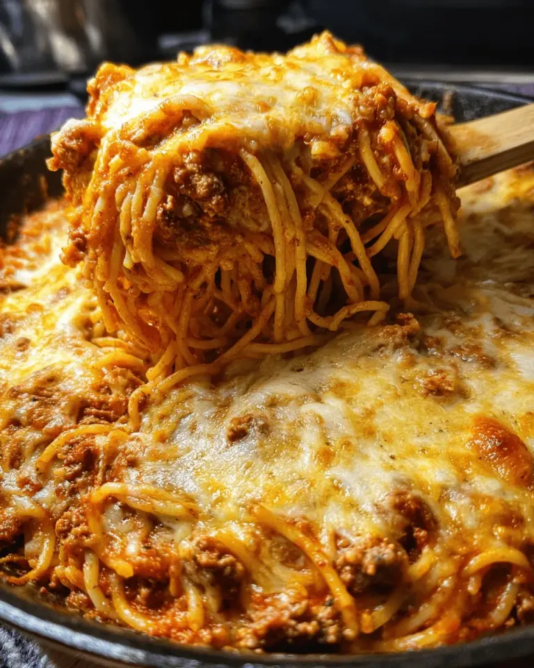 Million Dollar Spaghetti Casserole (Best Baked Spaghetti Recipe)