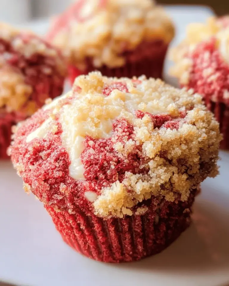 Red Velvet Cream Cheese Muffins