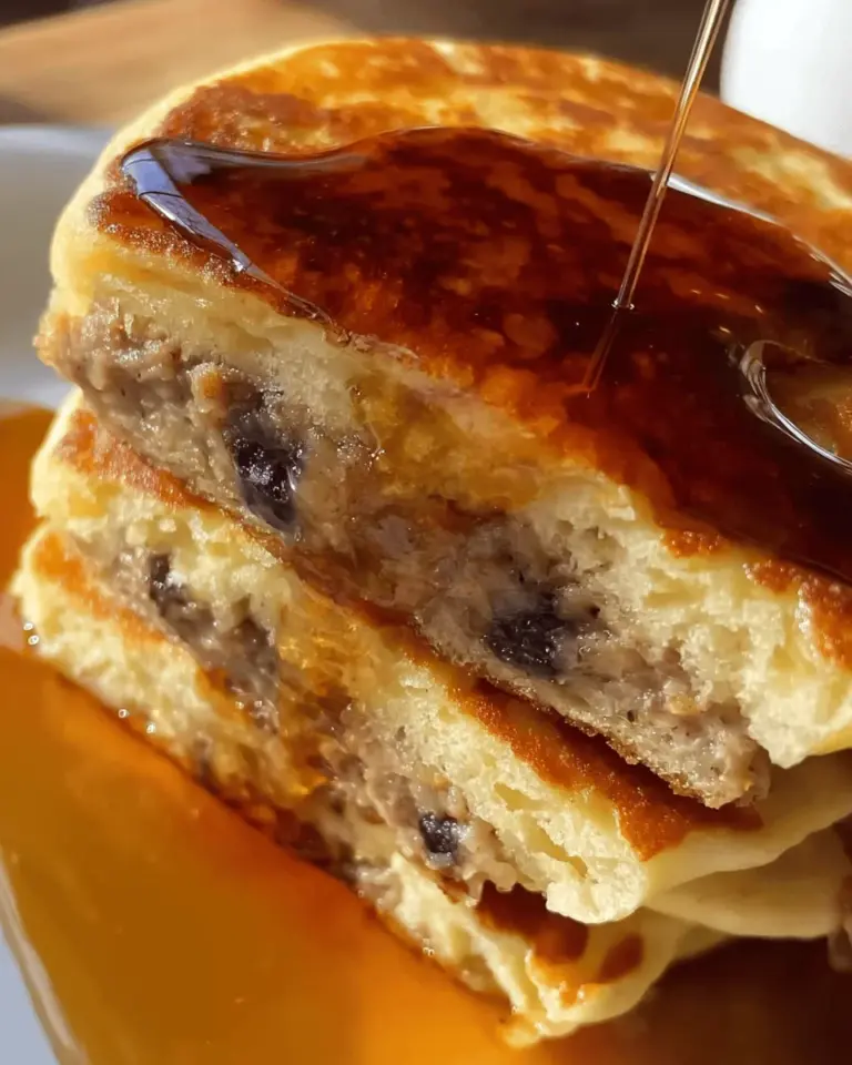 Sausage Stuffed Muffin Pancakes