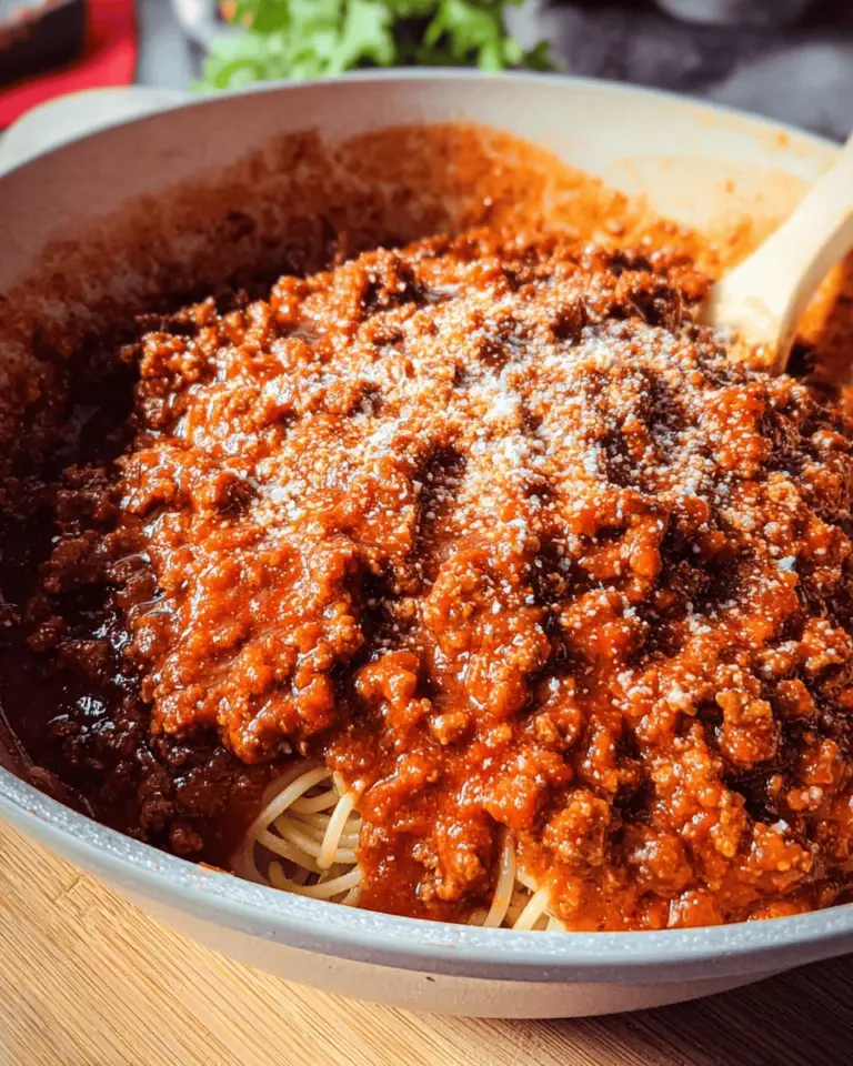 The Perfect Homemade Meat Sauce