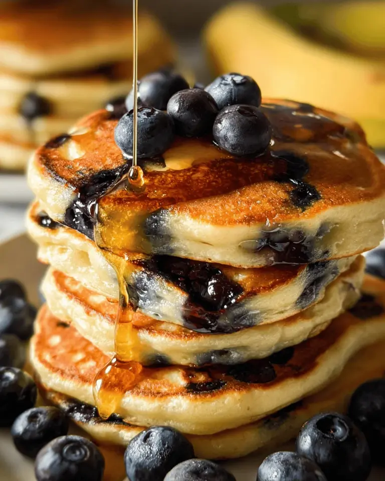 Blueberry Banana Pancakes