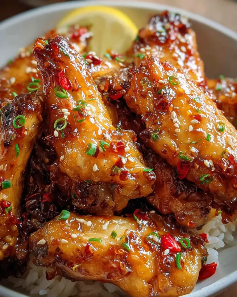 Best Sticky Thai Chicken Wings