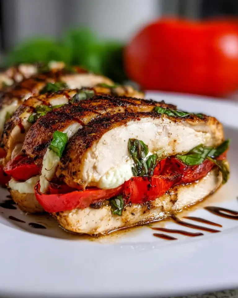 Caprese Stuffed Chicken