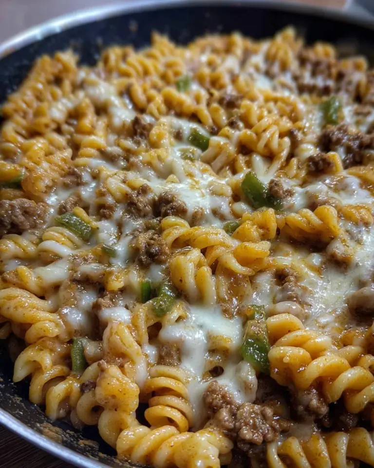 Cheese Steak Homemade Hamburger Helper