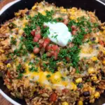 Cheesy Fiesta Taco Rice
