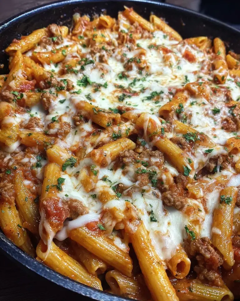 Cheesy Pizza Hamburger Helper