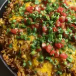 Cheesy Taco Rice Skillet Dinner