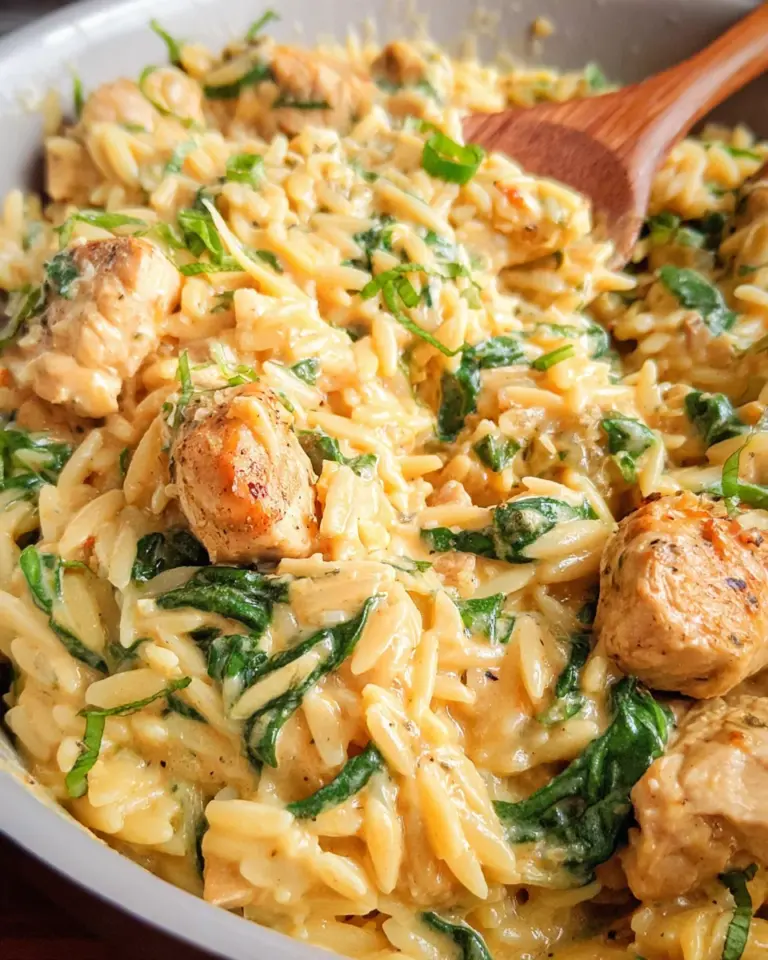 Creamy Chicken Orzo