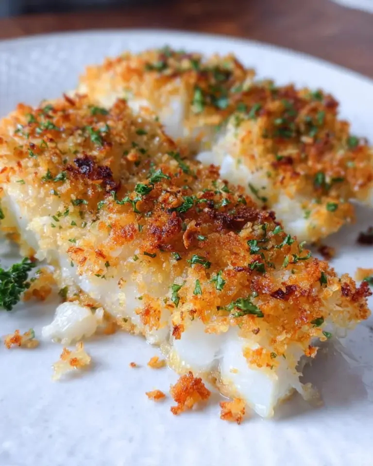 Crispy Parmesan Baked Cod Recipe