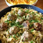 Easy Meatball Stroganoff