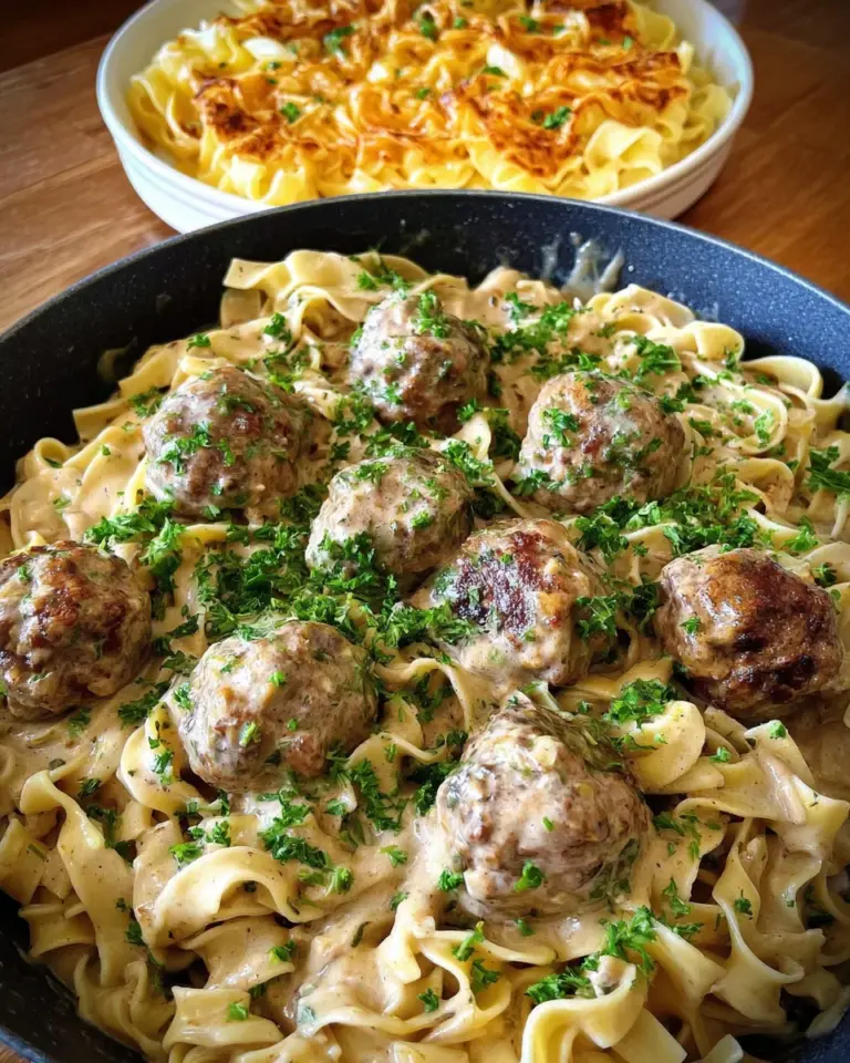 Easy Meatball Stroganoff
