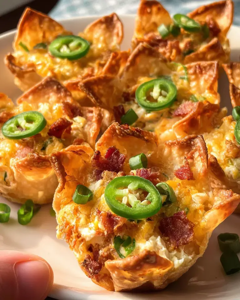 Jalapeno Popper Wonton Cups