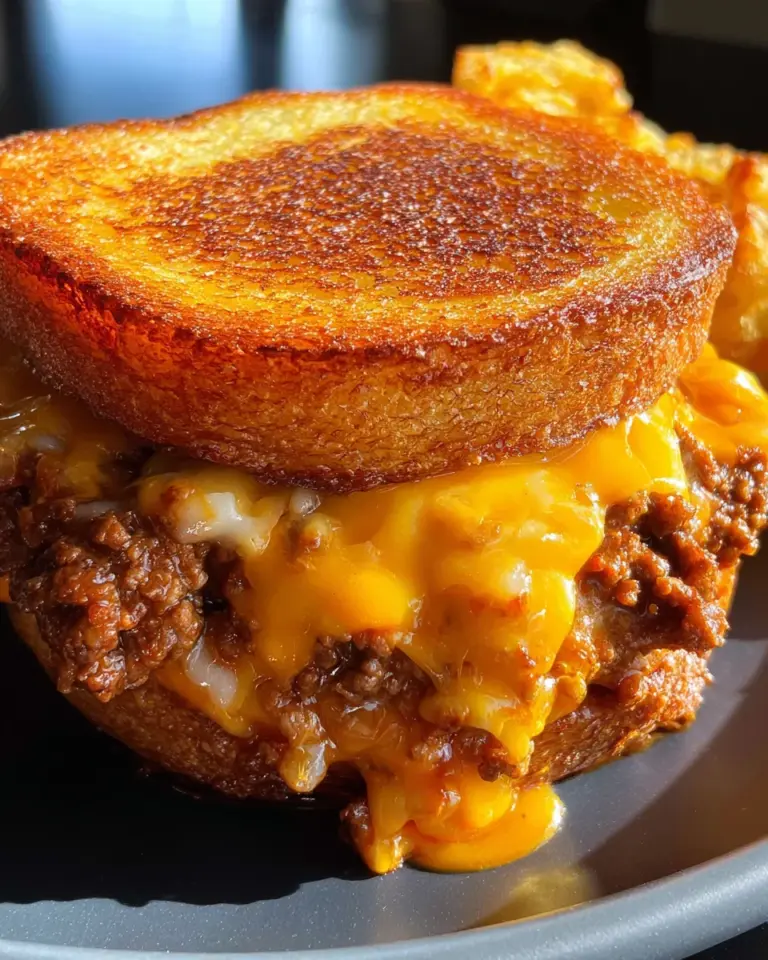 Sloppy Joe Grilled Cheese