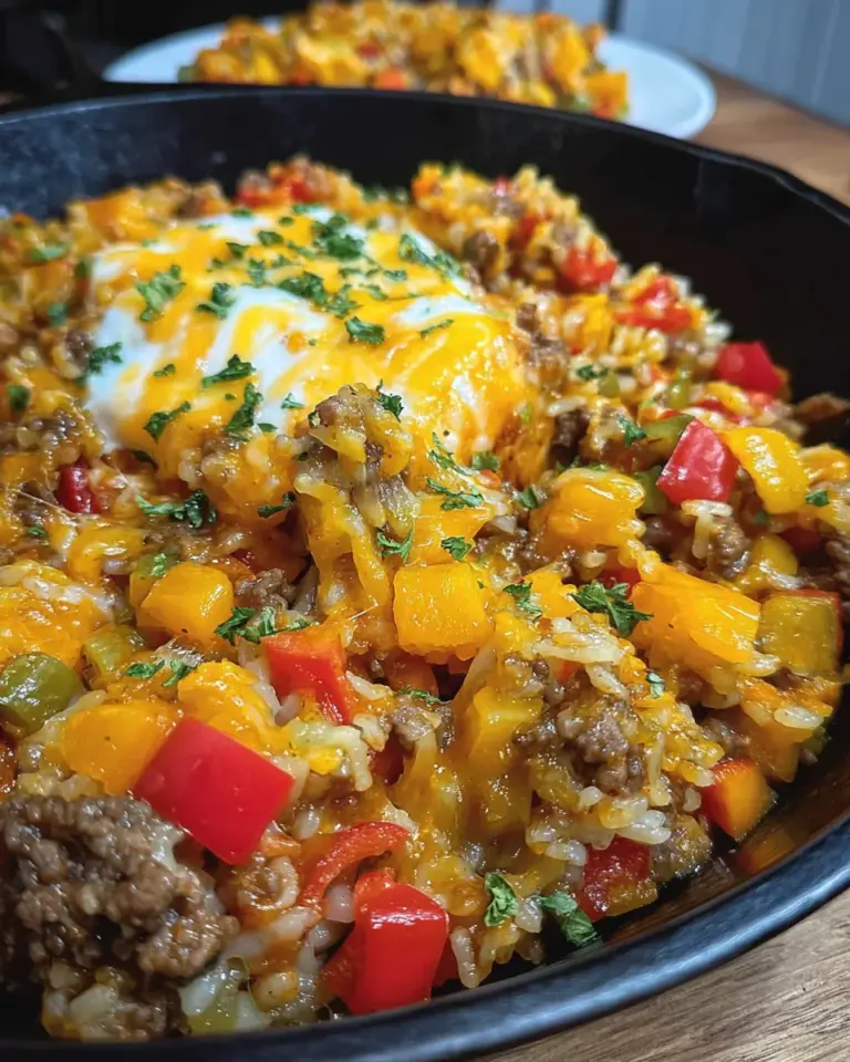 Unstuffed Pepper Skillet